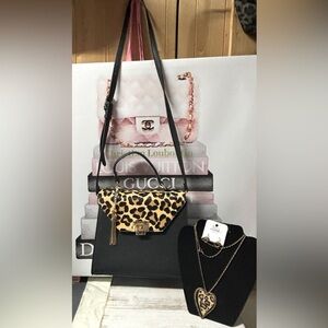 Dune bag, jewelry & scarf 4pc